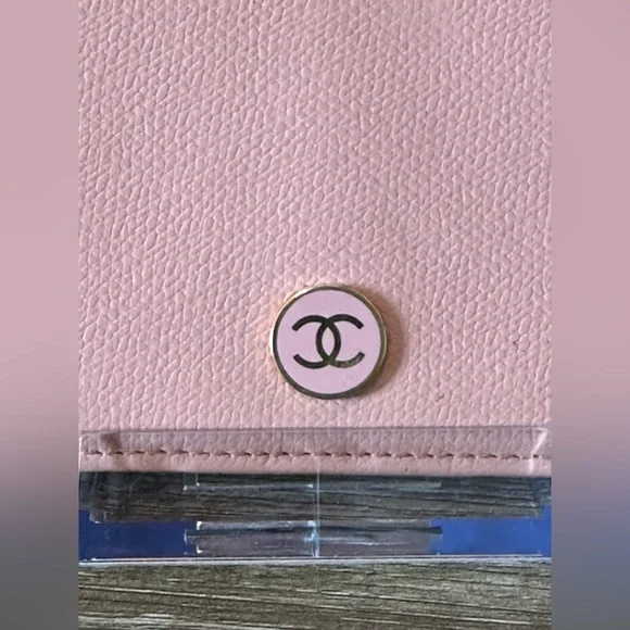Chanel Coco Button Long Wallet Pink Gold Hardware - Picture 2 of 16